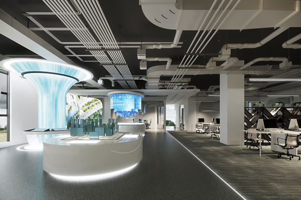 成都飛英思特公司辦公室裝修