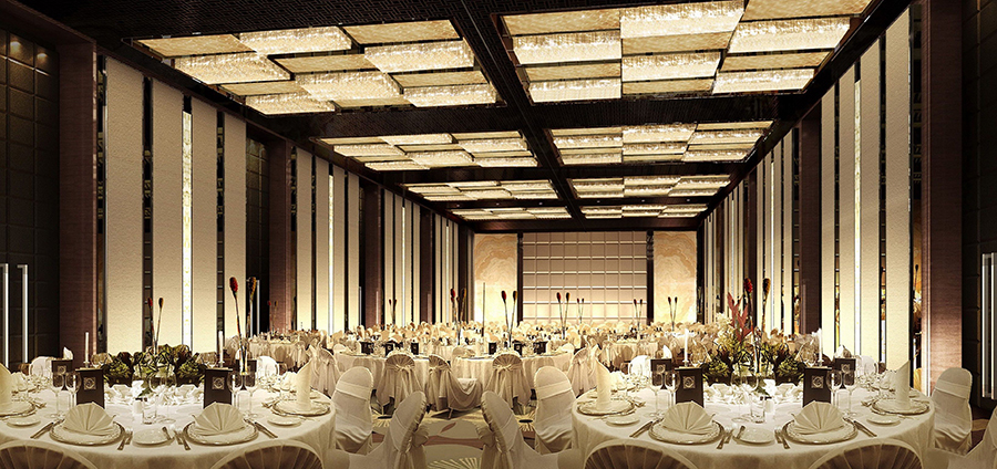 成都高檔酒店宴會廳裝修設計