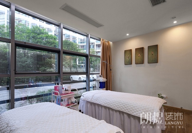 精致小型spa美容會所-工作區效果圖