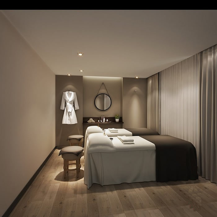 成都美容會所裝修設(shè)計(jì)工作區(qū)效果圖