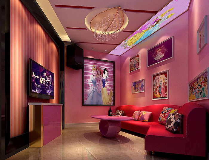 成都量販式KTV裝修設計效果圖