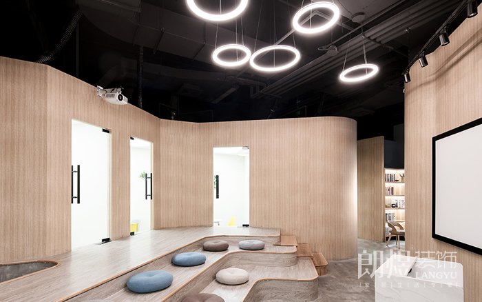 英語培訓(xùn)學(xué)校裝修設(shè)計(jì)效果圖