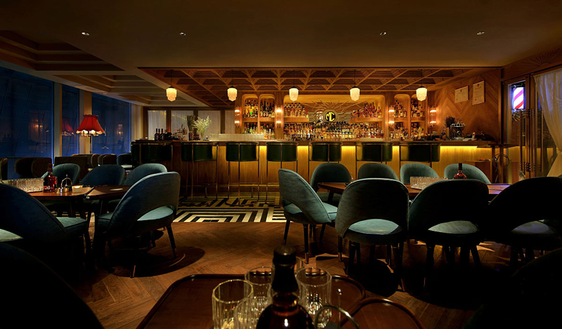 特色小酒吧吧臺效果圖