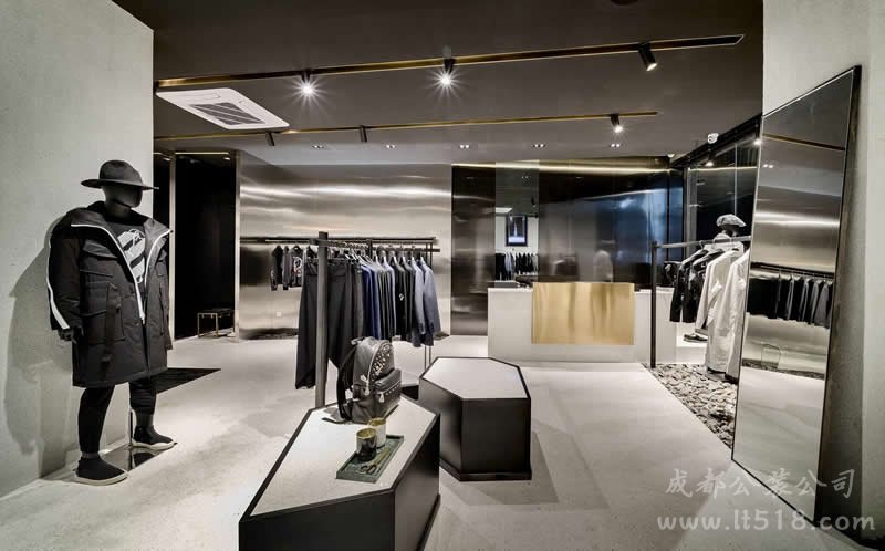 男裝店鋪收銀臺設(shè)計