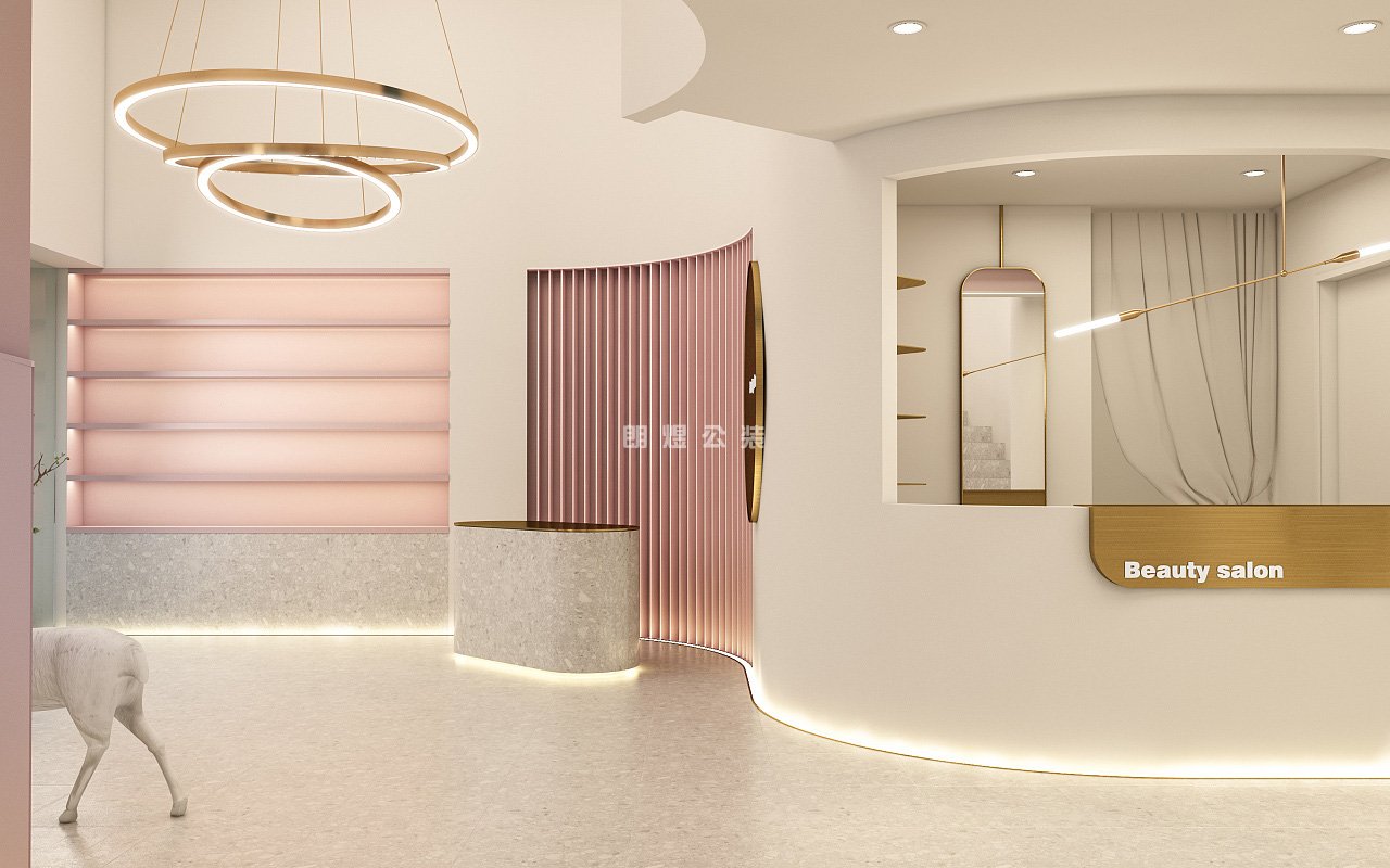 美容院服務(wù)臺(tái)設(shè)計(jì)效果圖