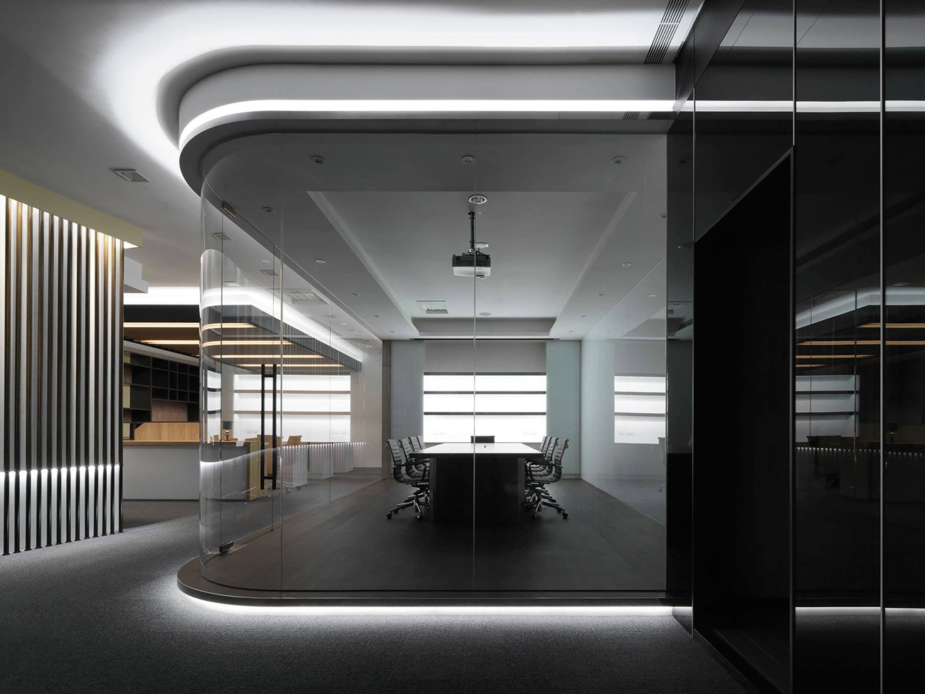 1000平寫字間辦公室裝修設計圖