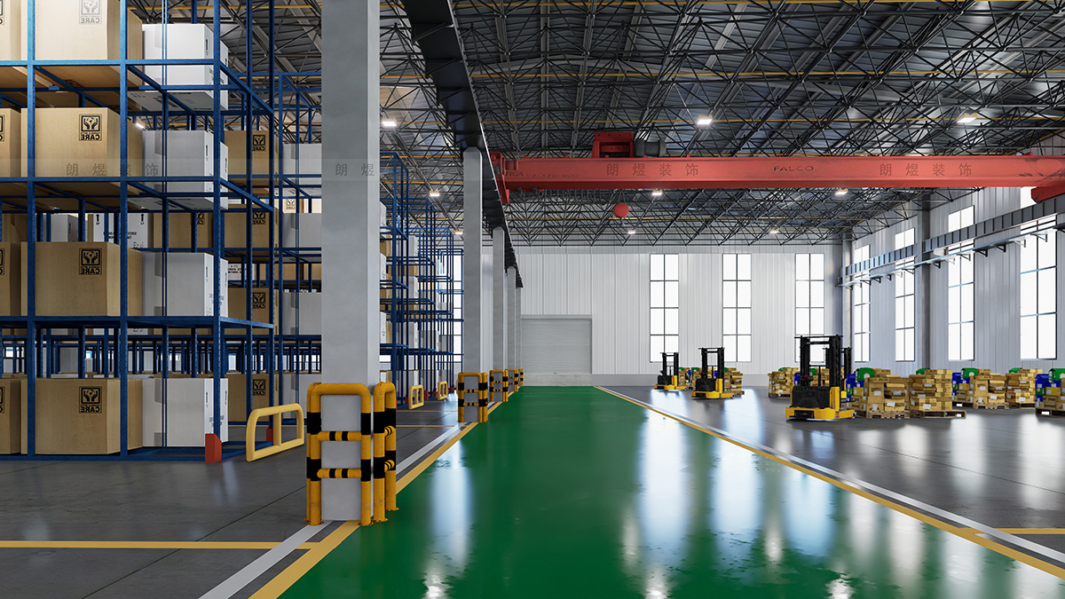 工業園廠房倉庫裝修設計效果圖1