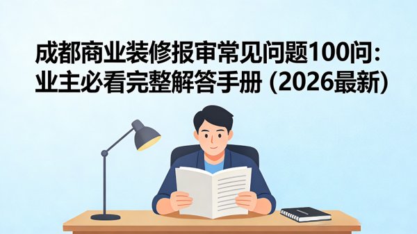 成都商業(yè)裝修報(bào)審常見(jiàn)問(wèn)題100問(wèn)：業(yè)主必看完整解答手冊(cè)（2026最新）